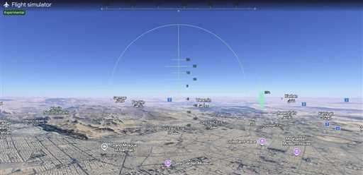 شبیه‌ساز  پرواز Google Earth