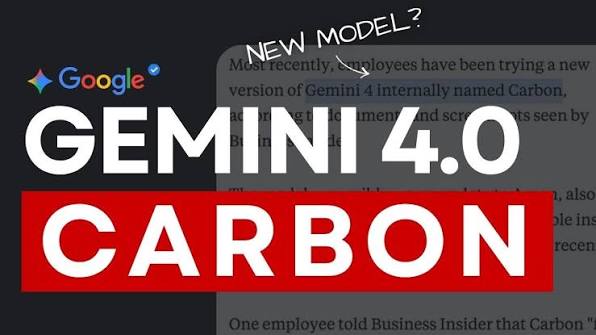 مدل هوش مصنوعی Carbon گوگل از خانواده Gemini 4 برای رقابت در برنامه‌نویسی
