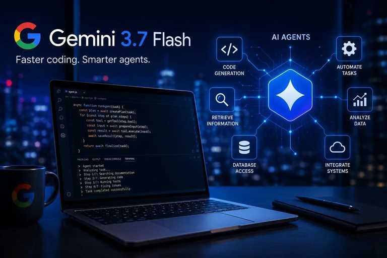 مدل هوش مصنوعی Gemini 3.7 Flash گوگل برای کدنویسی