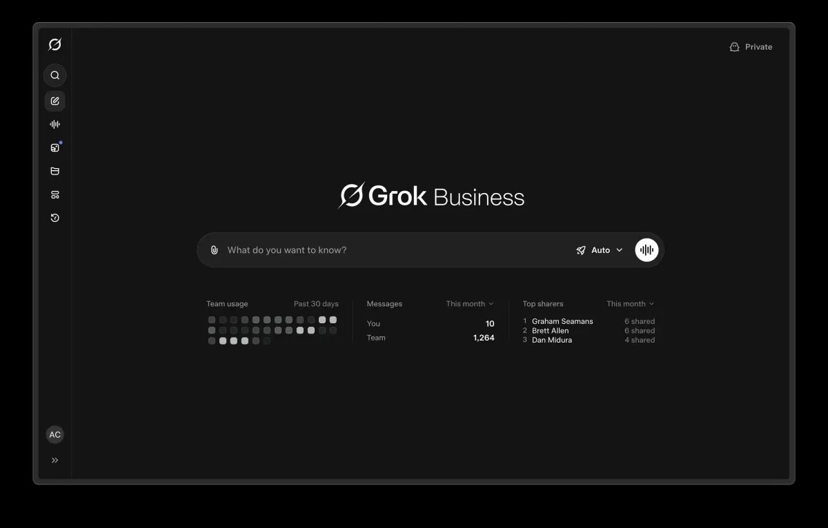 هوش مصنوعی Grok Business و Grok Enterprise
