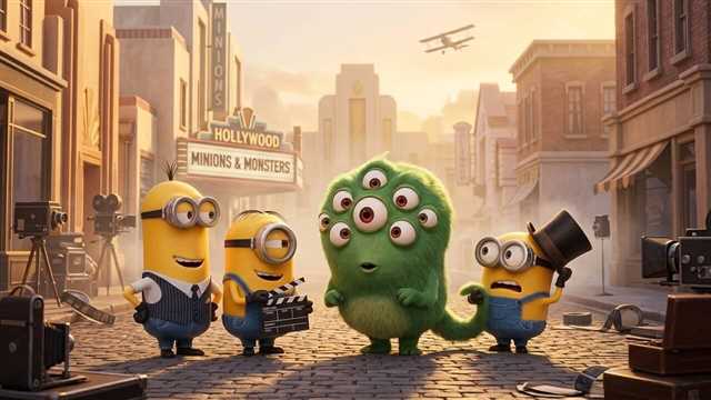 مینیون ها در انیمیشن Minions and Monsters در هالیوود دهه 1920