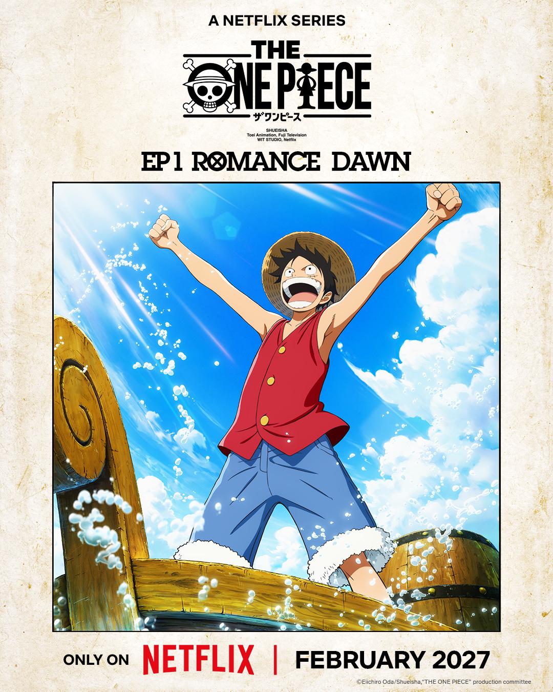 لوفی و اعضای گروه کلاه حصیری در انیمه The One Piece