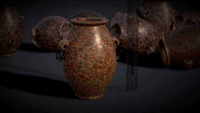 کوزه مرمری حاوی تریاک