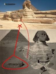 زیر مجسمه ابوالهول