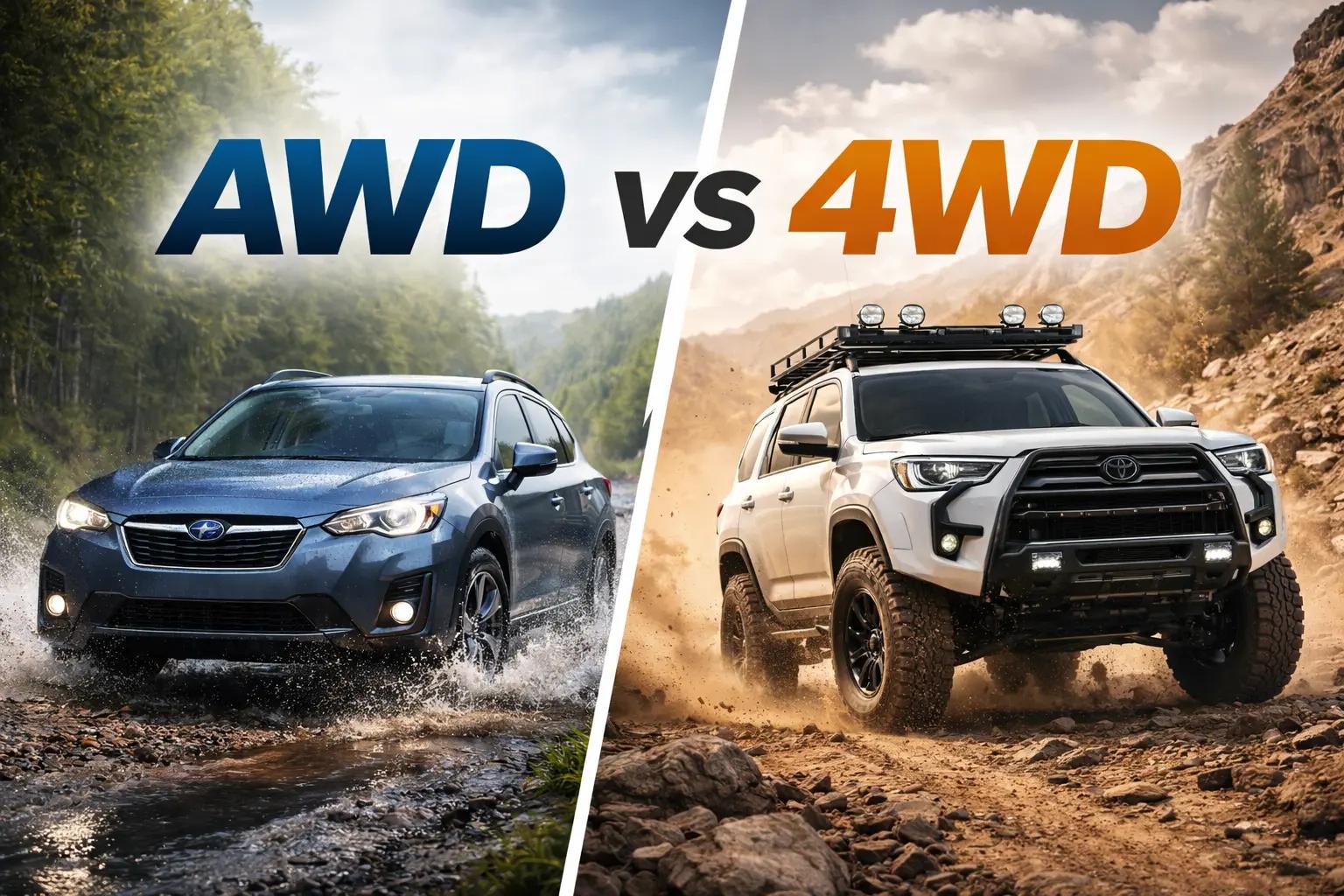 تفاوت سیستم چهارچرخ محرک AWD و 4WD در خودرو