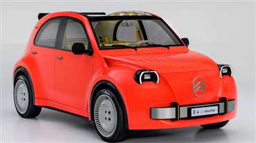 خودروی مفهومی برقی سیتروئن 2CV با طراحی الهام‌گرفته از ژیان کلاسیک در نمایشگاه خودرو پاریس ۲۰۲۶