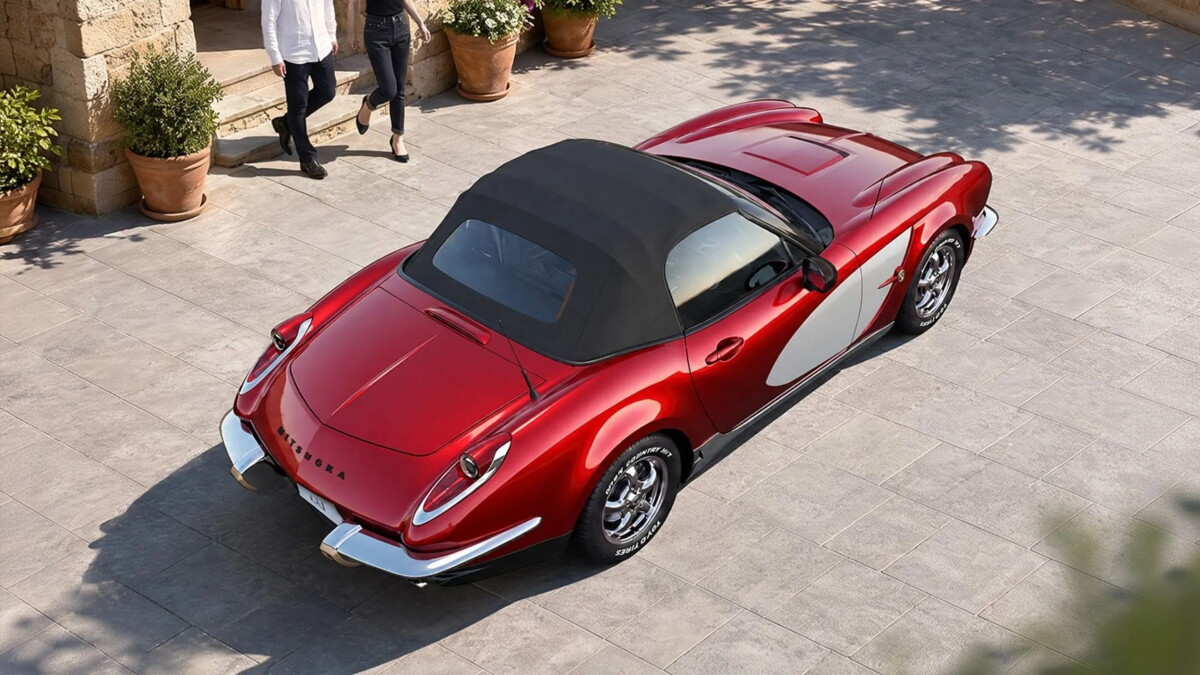 رودستر Mitsuoka LA1 با طراحی الهام‌گرفته از شورولت کوروت C1