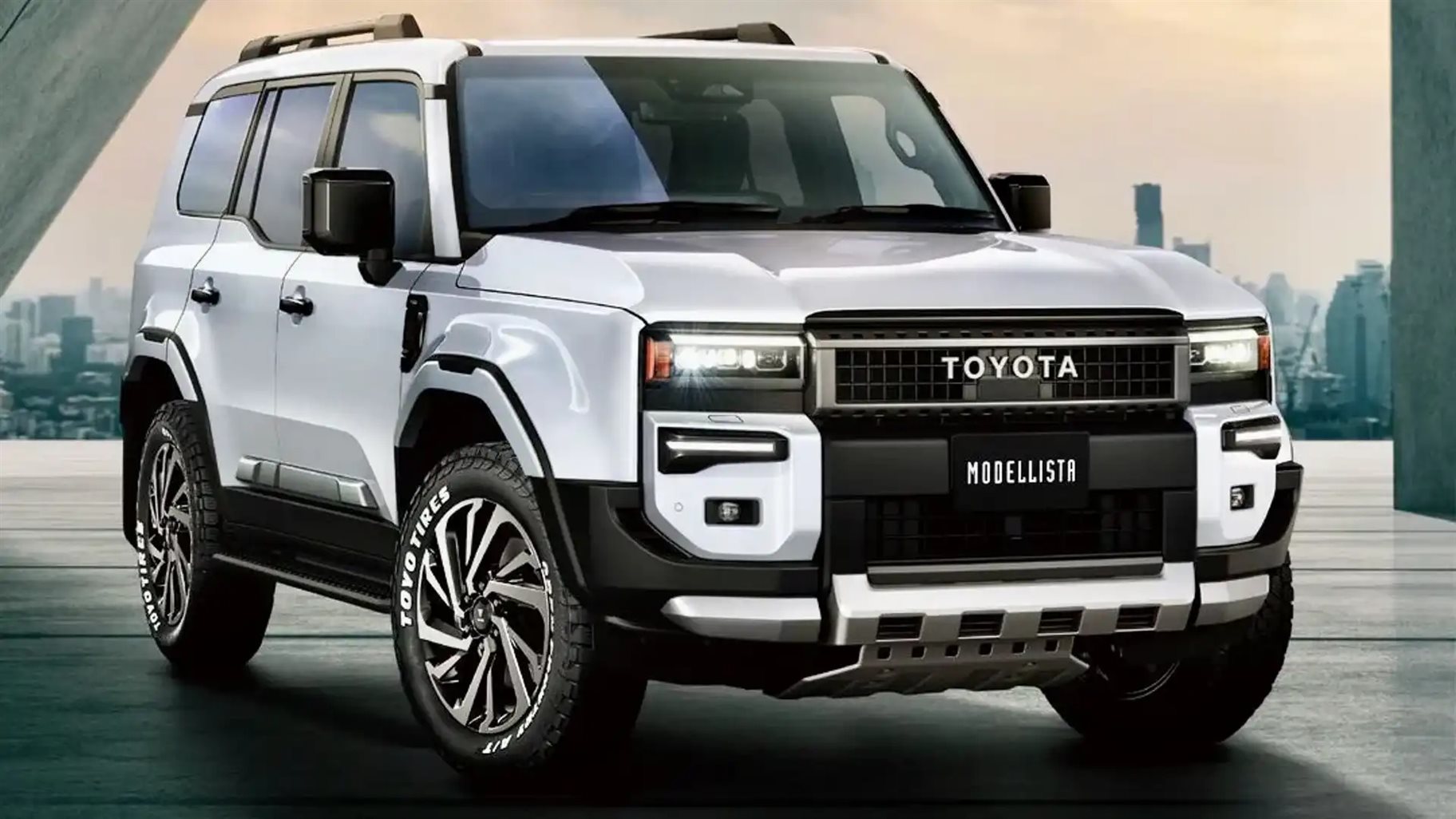 سپرهای جلوی لندکروزر پرادو ۲۰۲۶ هم در دو تریم مختلف برای فروش در بازارهای مختلف قابل‌عرضه است، به این صورت که در تریم لندکروزر و First Edition سپر جلو به‌صورت دورنگ و در نسخه ۱۹۵۸، به دلیل ارزان‌تر بودن، با همان رنگ تیره پلاستیکی‌اش خواهد بود.