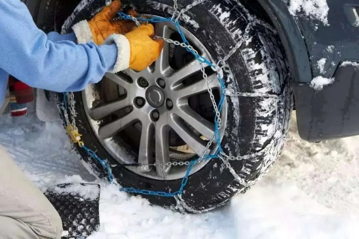 آموزش بستن زنجیر چرخ