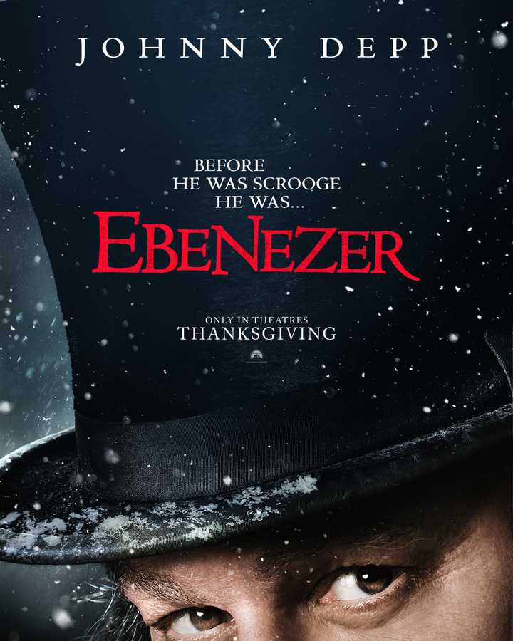 جانب دپ در پوستر فیلم Ebenezer: A Christmas Carol