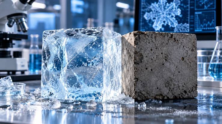 BioPykrete یخ فوق‌مقاوم ۱۰ برابر قوی‌تر با توان جذب ۷۰ برابر انرژی بیشتر