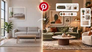 قابلیت Pinterest Restyle برای طراحی داخلی با هوش مصنوعی