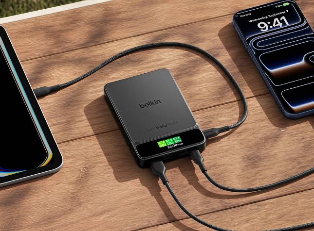 پاوربانک نیمه‌جامد Belkin UltraCharge Pro با فناوری BoostSolid Cell