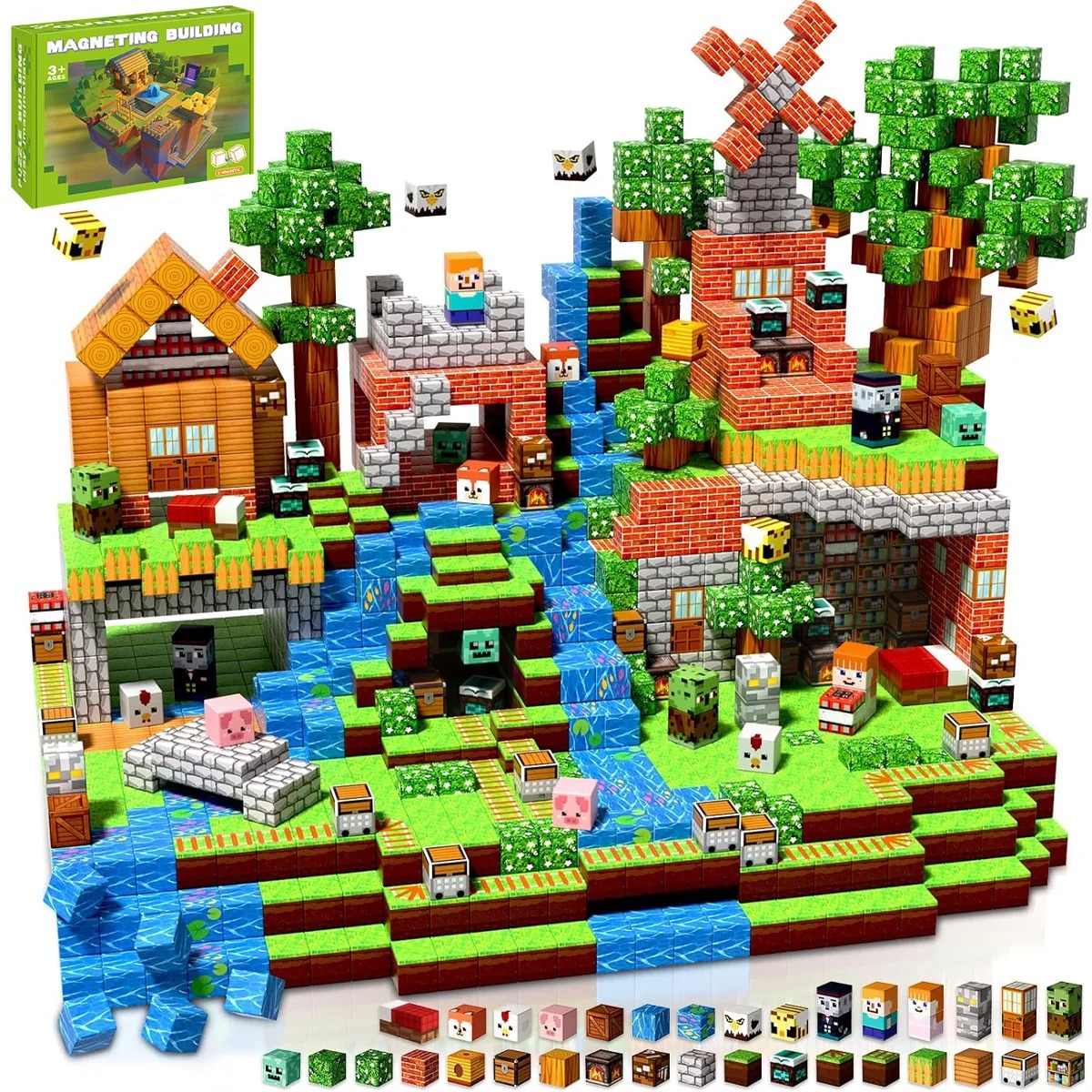 کلکسیون ست های LEGO Minecraft و ساخت دنیای ماینکرفت