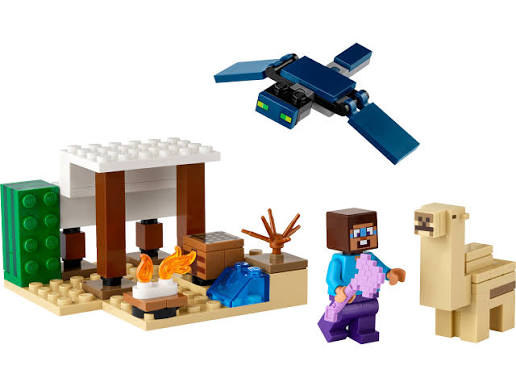 ست کوچک لگو Minecraft برای کودکان و طرفداران ماینکرفت