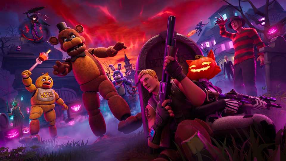 آپدیت Fortnitemares 2026 فورتنایت با حضور فِردی کروگر و FNAF