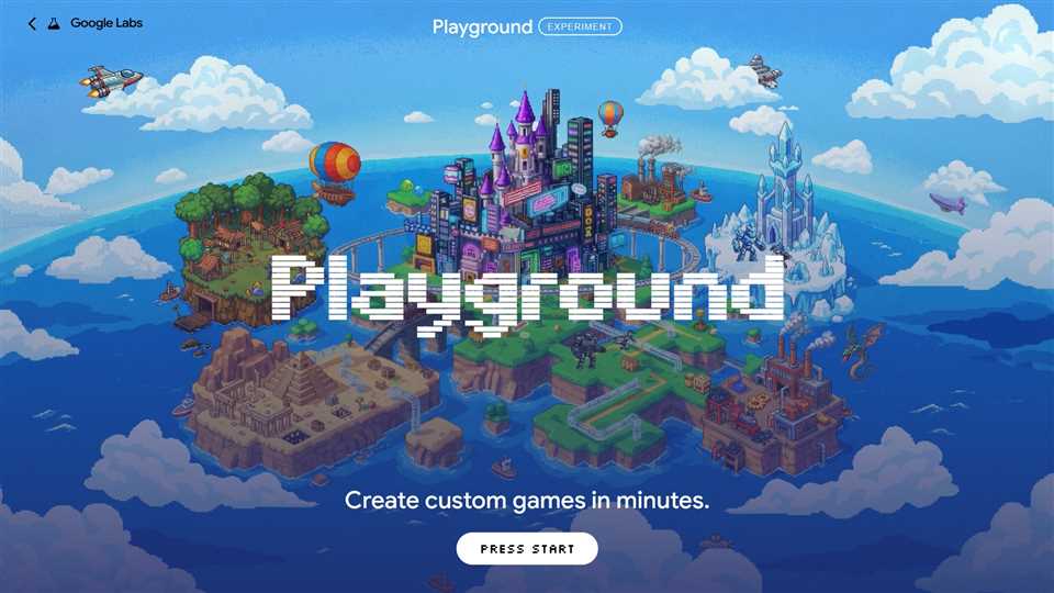محیط پلتفرم Google Playground برای ساخت بازی با هوش مصنوعی بدون نیاز به برنامه‌نویسی