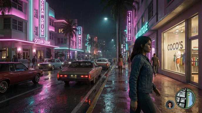 تصاویر تازه بازی GTA 6 با نمایش محیط Vice City و جزئیات گرافیکی ساخته راک‌استار گیمز