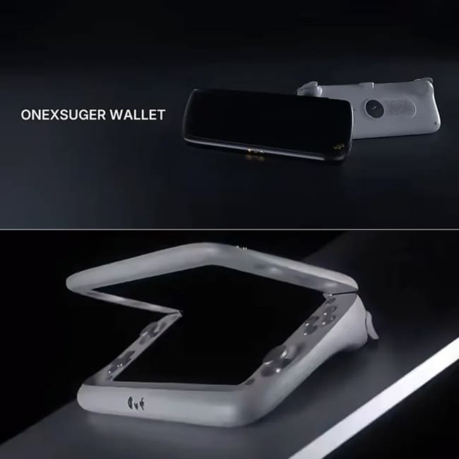OneXSugar Wallet؛ اولین کنسول دستی با نمایشگر تاشو