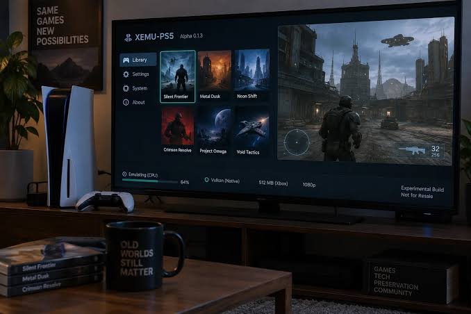 اجرای بازی‌های Xbox اصلی روی PS5 جیل‌بریک‌شده با XPSemu