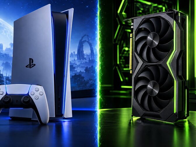 مقایسه احتمالی کنسول PlayStation 6 و کارت گرافیک GeForce RTX 6060