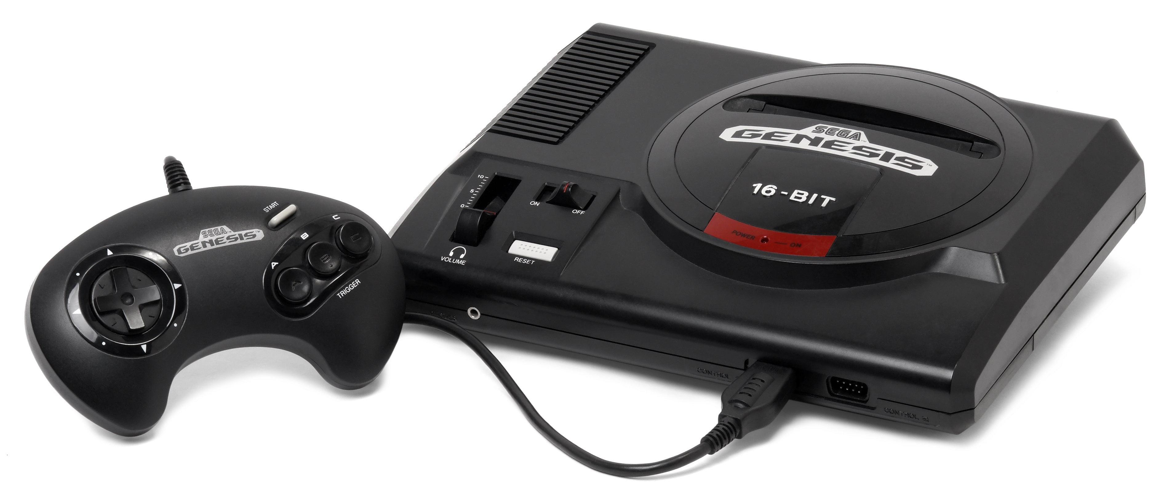 کنسول کلاسیک Sega Genesis و کنترلر آن