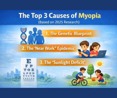 دلیل واقعی گسترش نزدیک‌بینی