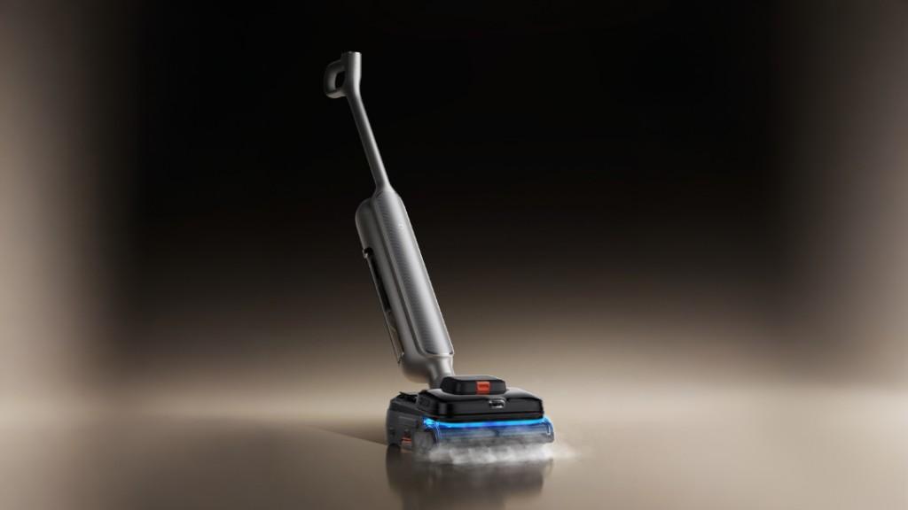 چراغ آبی برس زمین‌شوی شیائومی Mijia Floor Scrubber 5 Pro