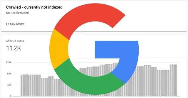 Crawled – currently not indexed