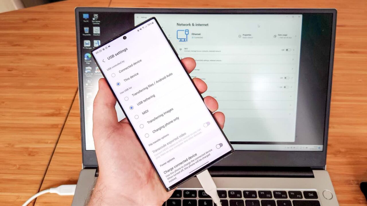اتصال USB Tethering چیست