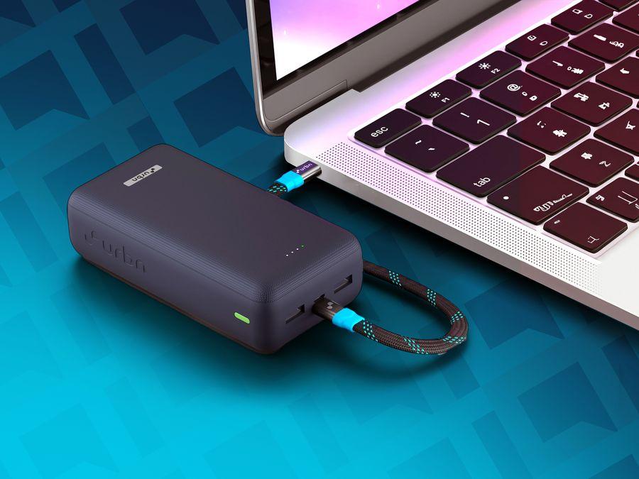 شارژ لپ‌تاپ با پاوربانک USB-C PD