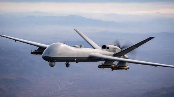 پهپاد MQ-9 Reaper نیروی هوایی آمریکا در پرواز