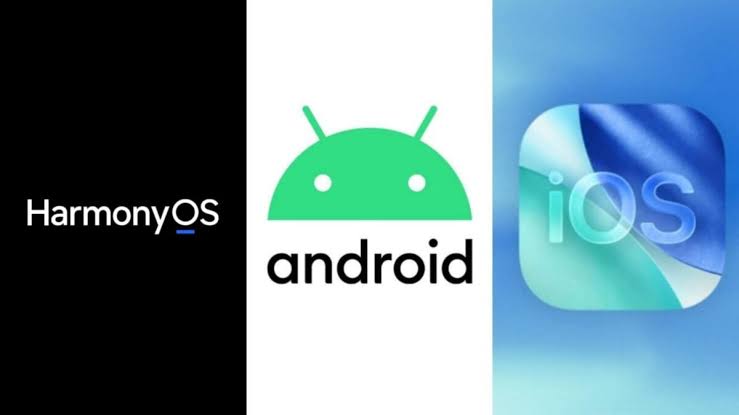 نمودار سهم بازار اندروید iOS و HarmonyOS در سه ماهه دوم ۲۰۲۶