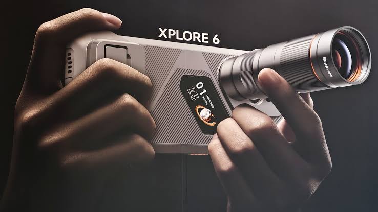 گوشی جان‌سخت Blackview XPLORE 6 با لنز تله‌فوتوی جانبی برای زوم اپتیکال ۱۰ برابری