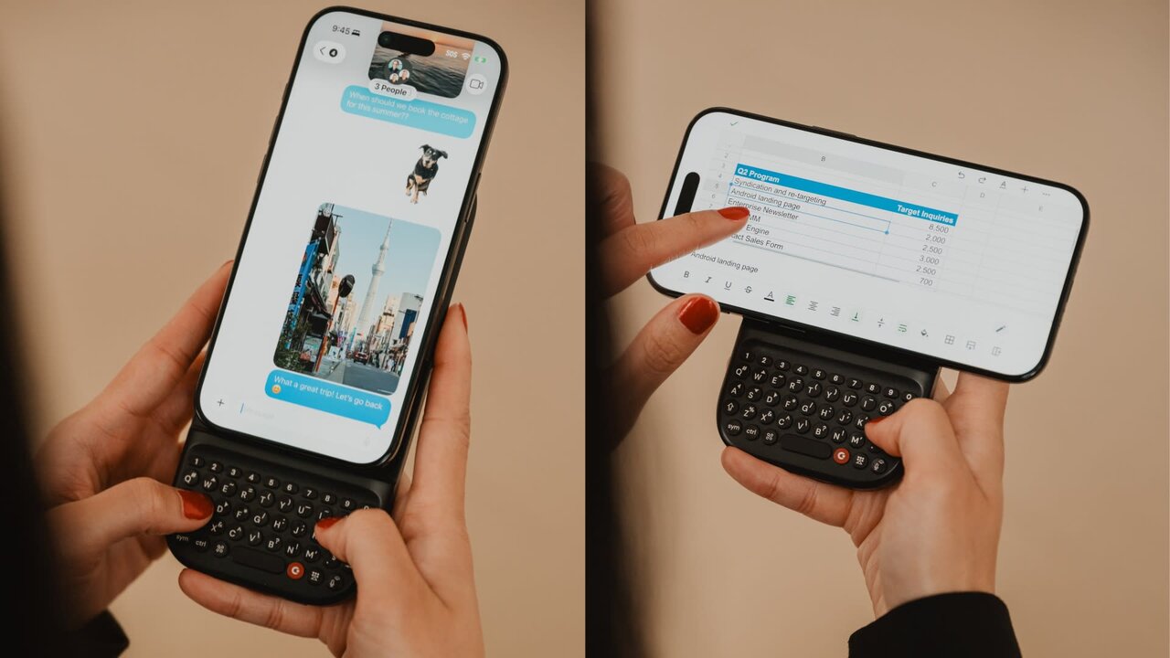 گوشی و صفحه کلید Clicks