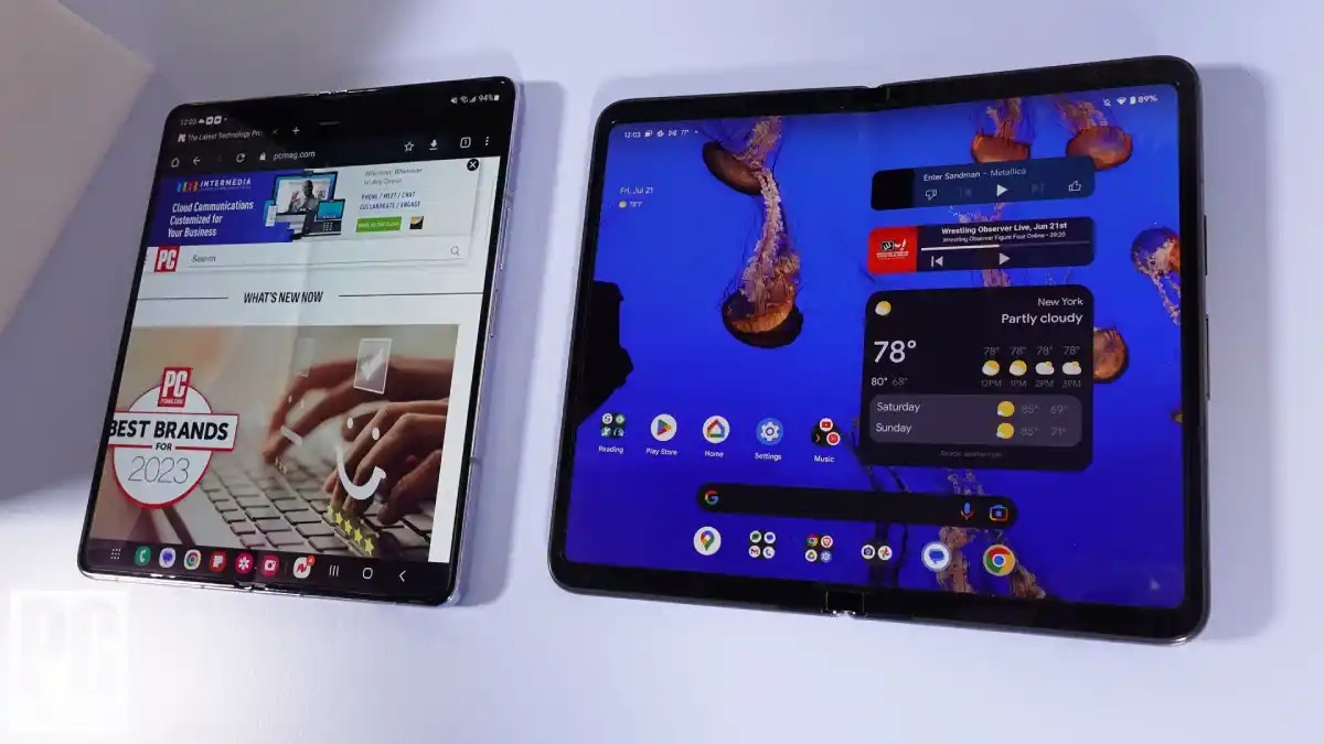 زوم و دوربین در گوشی‌های تاشو سامسونگ نسبت به پیکسل