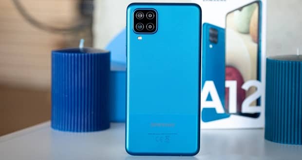 گوشی سامسونگ Galaxy A12 و مشخصات و قیمت آن در هفته اول شهریور ۱۴۰۵.
