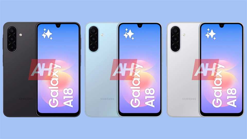 گلکسی A18 سامسونگ با نمایشگر AMOLED و دوربین سه‌گانه