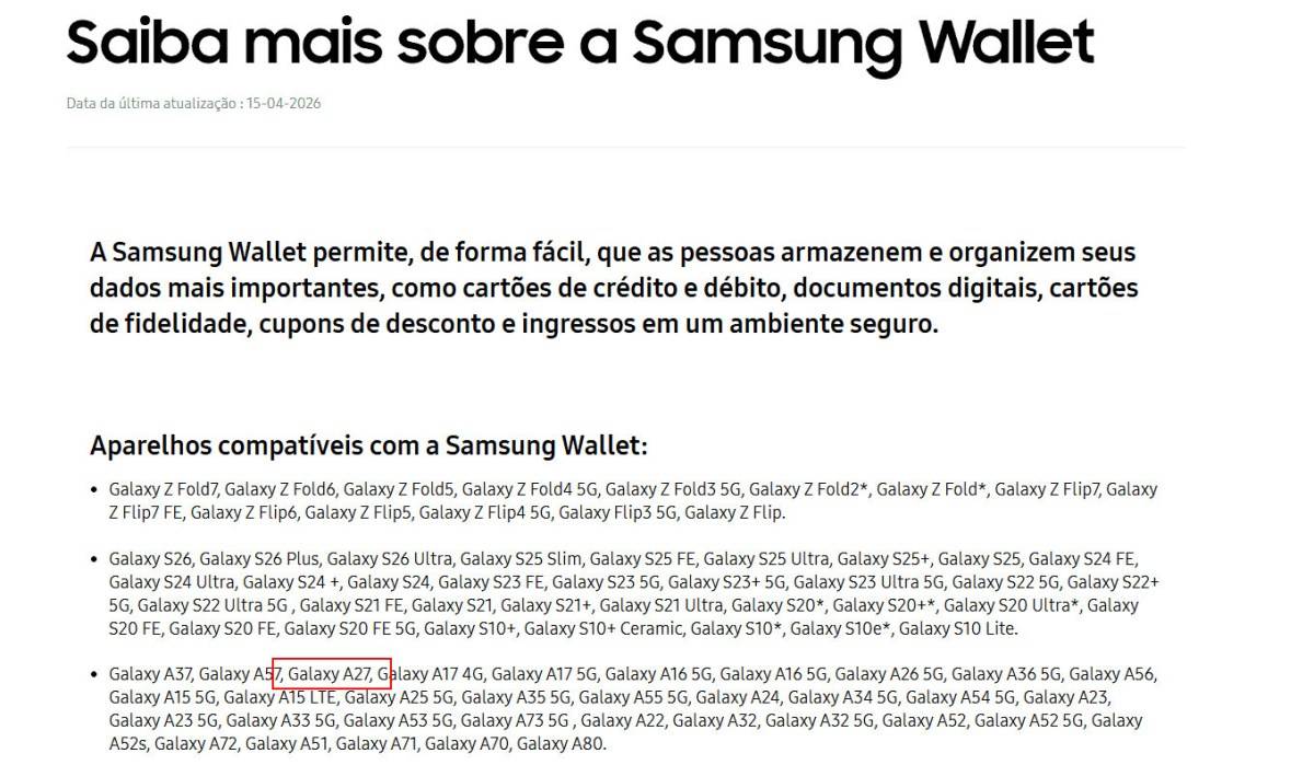 گوشی Galaxy A27 سامسونگ تائید شد