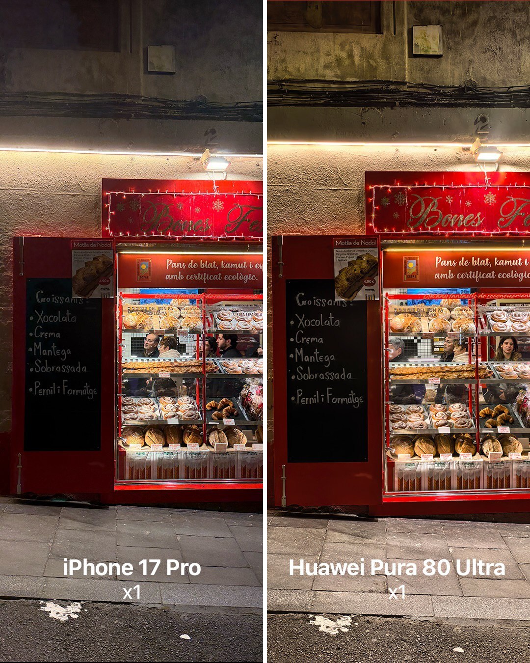 مقایسه آیفون ۱۷ پرو و هواوی پیورا ۸۰