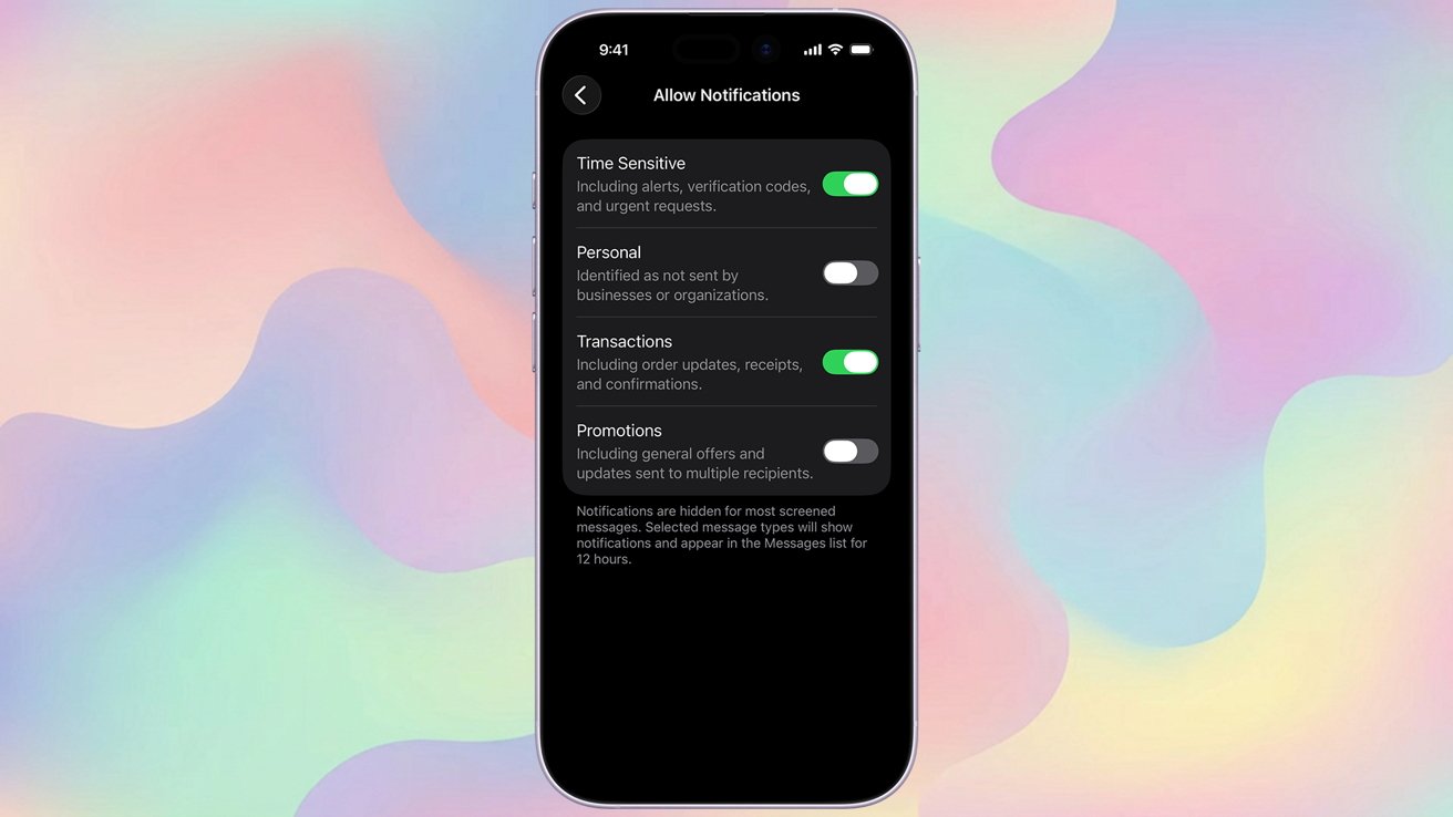 فیلتر کردن پیام های ناشناش در آیفون