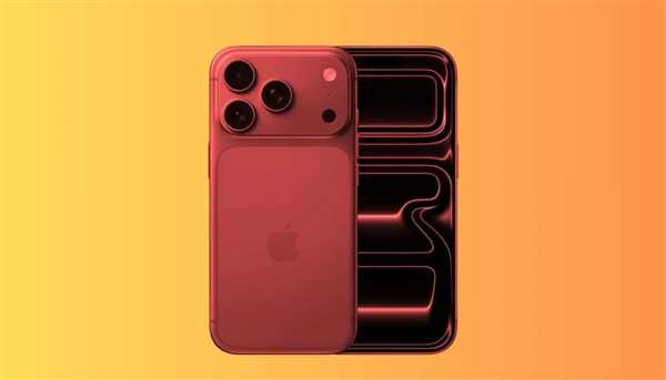 آیفون ۱۸ پرو با رنگ قرمز تیره