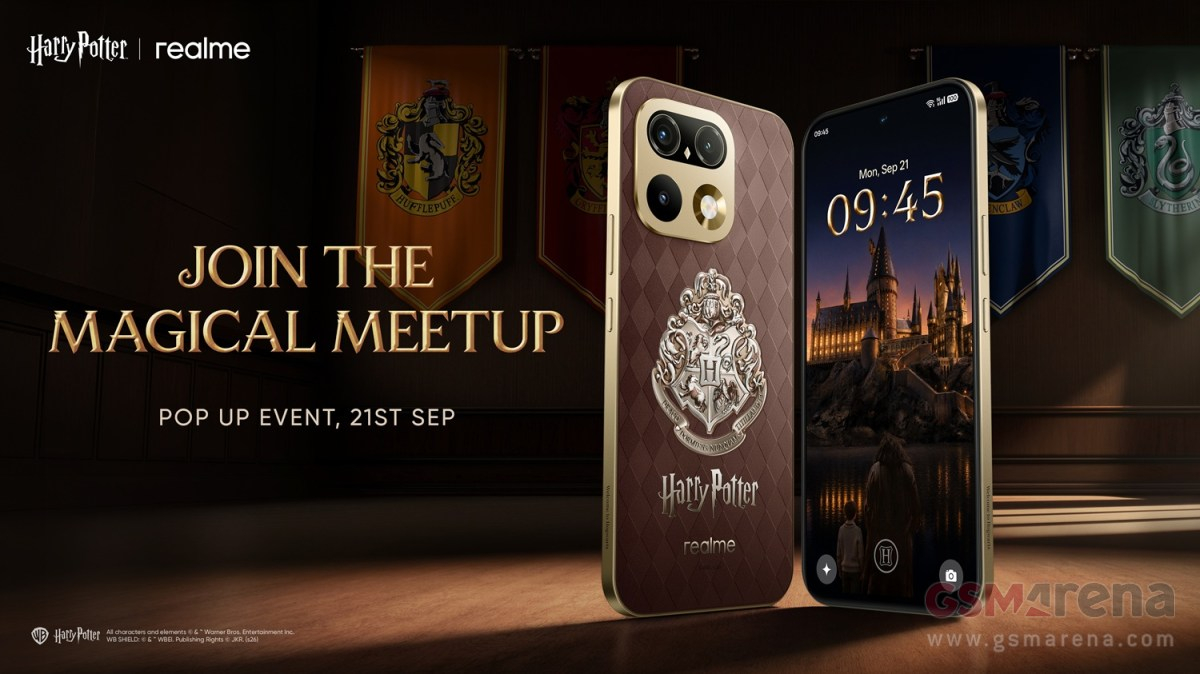 گوشی Realme 16 Pro Harry Potter Edition با طراحی هاگوارتز