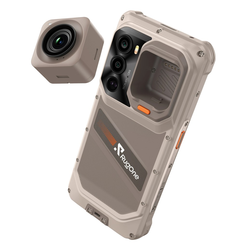 گوشی RugOne Xsnap 7 Pro با دوربین اکشن جداشونده