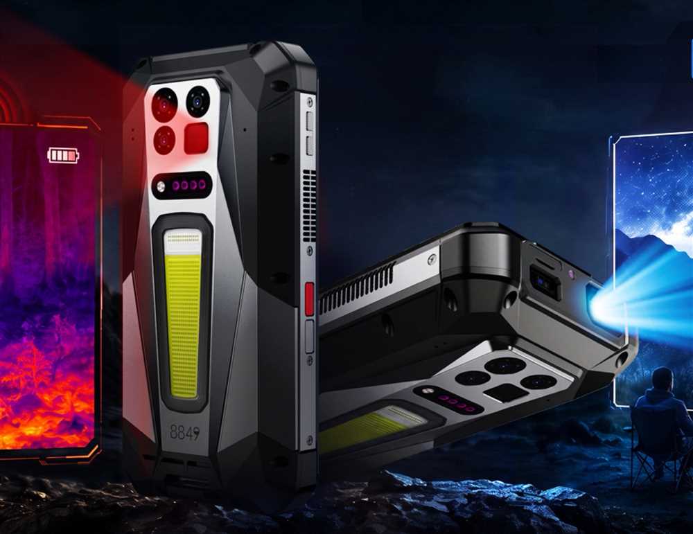 گوشی جان‌سخت 8849 TANK 5 Pro مجهز به دوربین حرارتی و پروژکتور 2K