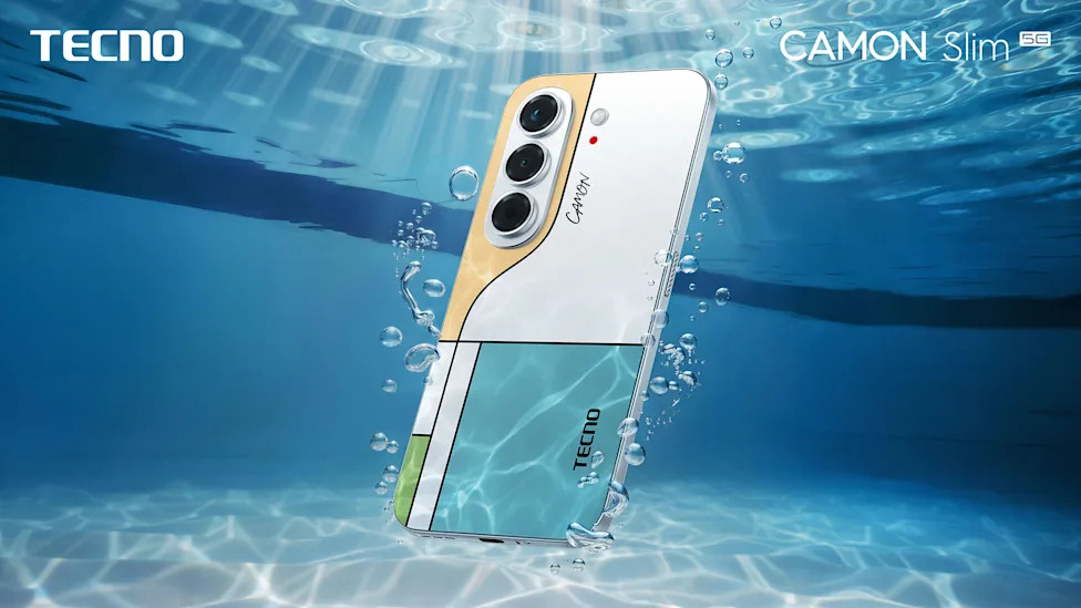 گوشی Tecno Camon Slim 5G با طراحی باریک و دوربین ۵۰ مگاپیکسلی