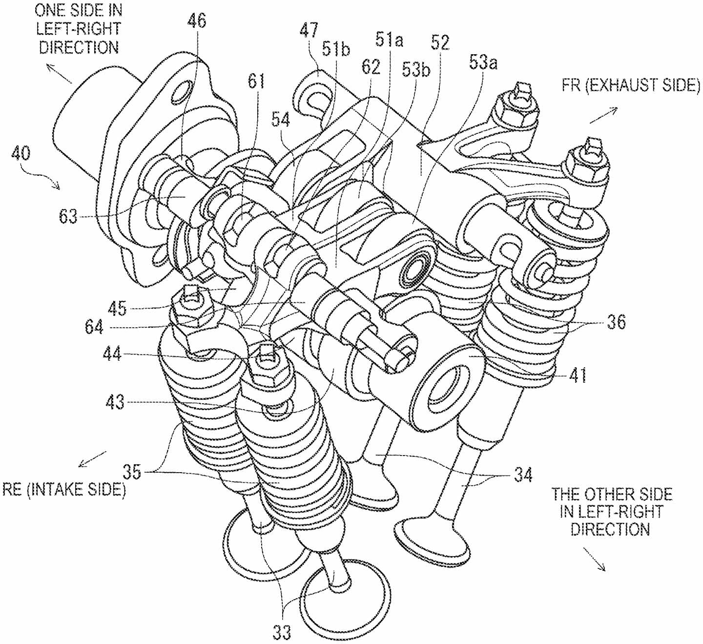 سیستم زمان‌بندی متغیر سوپاپ درموتورسیکلت مدل GSX250R