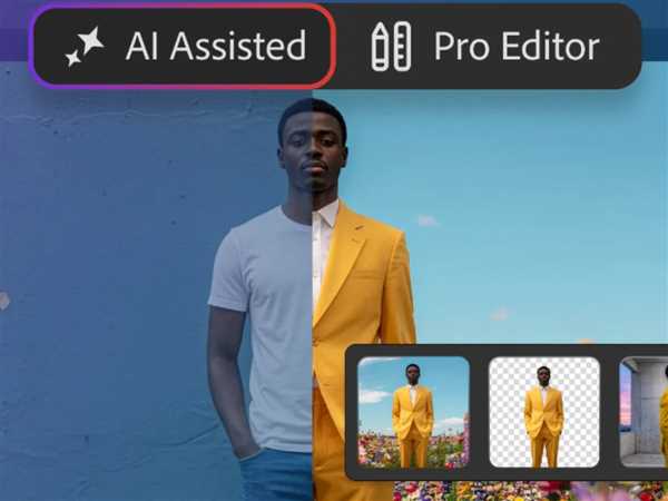 رابط جدید AI Assisted Editor در نرم‌افزار Adobe Photoshop