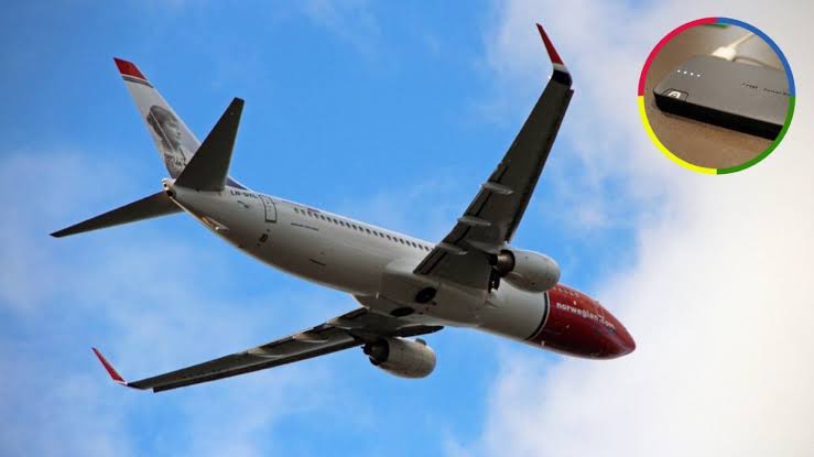 آتش گرفتن پاوربانک در پرواز KLM بر فراز اقیانوس اطلس