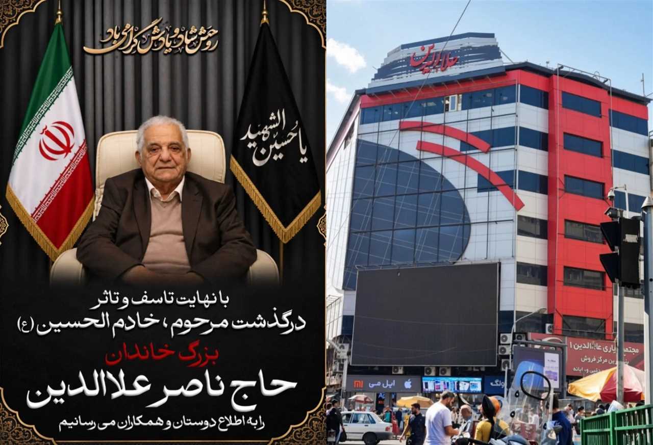 ناصر علاءالدین بنیان‌گذار و مالک مجتمع تجاری علاءالدین تهران